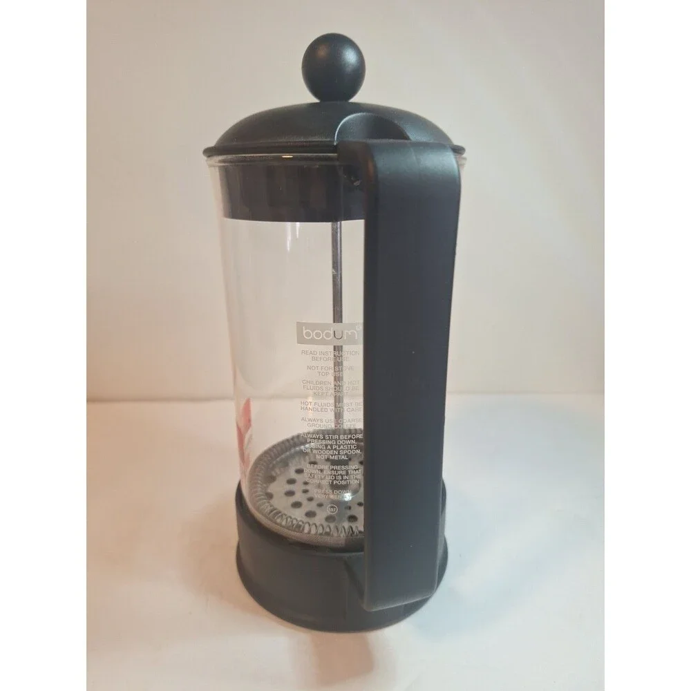 BODUM The Original French Coffee Press Coffee Maker Black  4 Cups